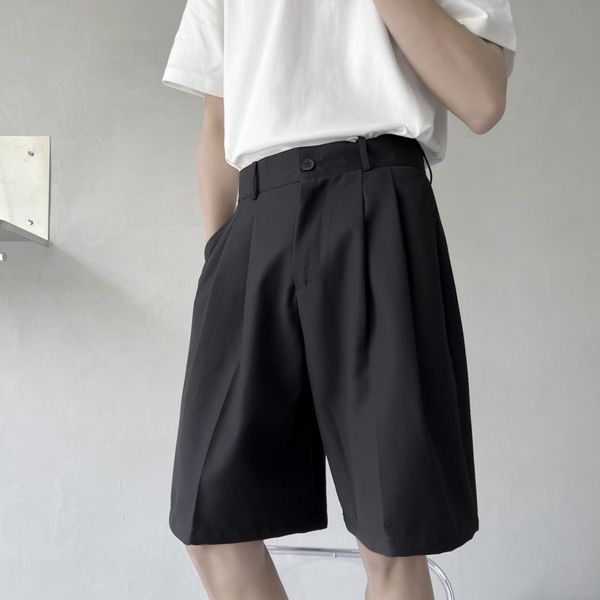 men's shorts summer suit shorts men fashion social mens dress shorts korean loose grey black straight shorts mens office formal shorts, White;black
men's shorts summer suit shorts men fashion social mens dress shorts korean loose grey black straight shorts mens office formal shorts, White;black
