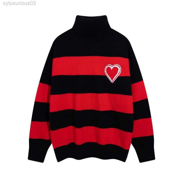 designer sweater man woman black and white stripe rainbow color womens knitting love a high collar turtleneck fashion letter long sleeve clo
designer sweater man woman black and white stripe rainbow color womens knitting love a high collar turtleneck fashion letter long sleeve clo