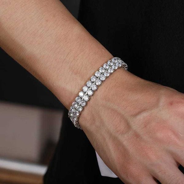 iced out jewelry 4mm tennis chain 2 rows vvs moissanite diamond custom silver tennis bracelet
iced out jewelry 4mm tennis chain 2 rows vvs moissanite diamond custom silver tennis bracelet