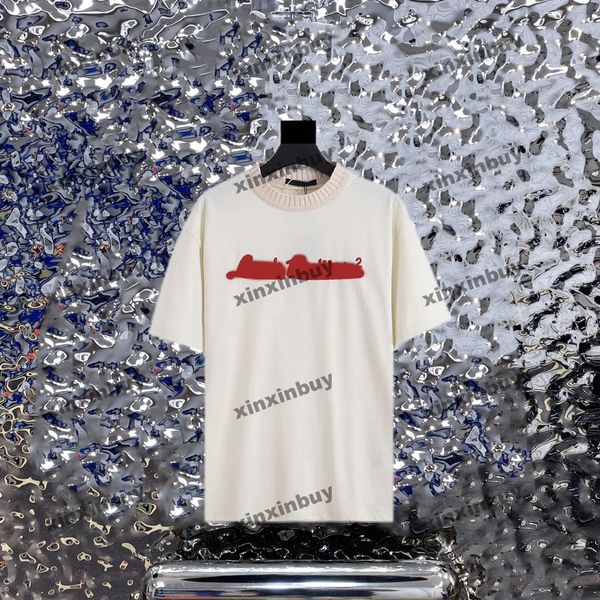 xinxinbuy men designer tee t shirt 23ss red letter jacquard collar knitted short sleeve cotton women black yellow blue green xs-2xl, Black;brown
xinxinbuy men designer tee t shirt 23ss red letter jacquard collar knitted short sleeve cotton women black yellow blue green xs-2xl, Black;brown