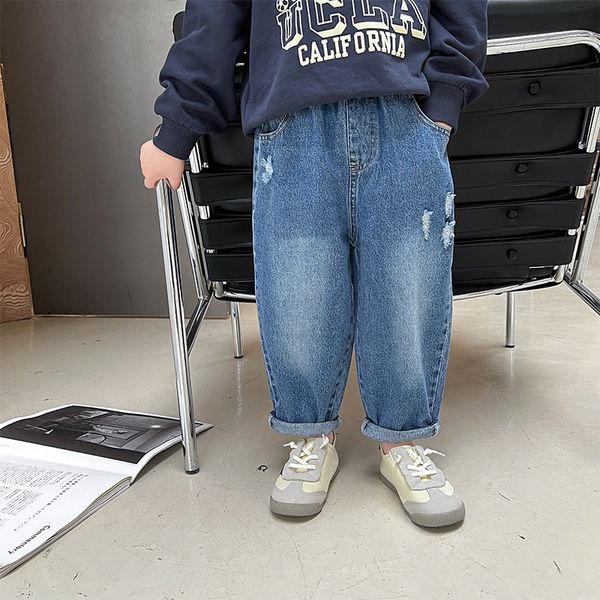 jeans pants straight leg children's spring wear korean children's casual denim pants 2-55 230424, Blue
jeans pants straight leg children's spring wear korean children's casual denim pants 2-55 230424, Blue