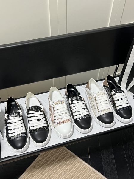 2023 women sneaker fashion casual shoes plaid tweed knit woven chaussures leather sneakers c interlocking buckle shoe walking sports trainer
2023 women sneaker fashion casual shoes plaid tweed knit woven chaussures leather sneakers c interlocking buckle shoe walking sports trainer