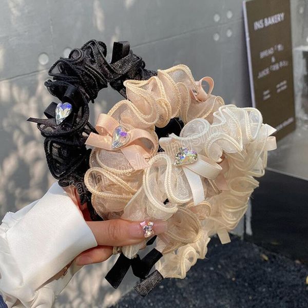 fashion headband for women pleated flower hairband solid color love rhinestone headwear girls casual hair accessories, Slivery;white
fashion headband for women pleated flower hairband solid color love rhinestone headwear girls casual hair accessories, Slivery;white