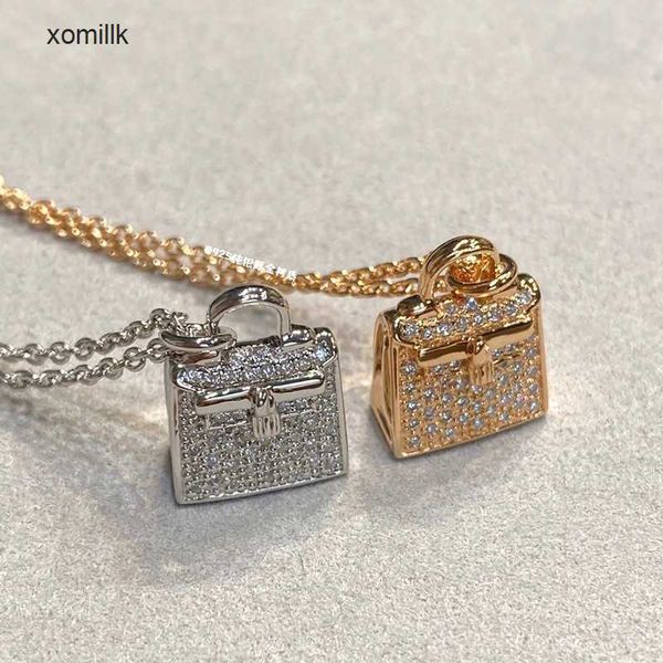 hermm designer necklace strands family new igh definition kelly bag letter s925 sterling silver plated 18k rose gold pendant, Black
hermm designer necklace strands family new igh definition kelly bag letter s925 sterling silver plated 18k rose gold pendant, Black