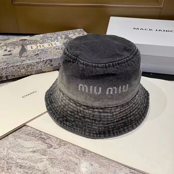 miu denim rhinestone letter fisherman hat for female spring and summer new travel sunscreen fashion basin hat, Blue;gray
miu denim rhinestone letter fisherman hat for female spring and summer new travel sunscreen fashion basin hat, Blue;gray