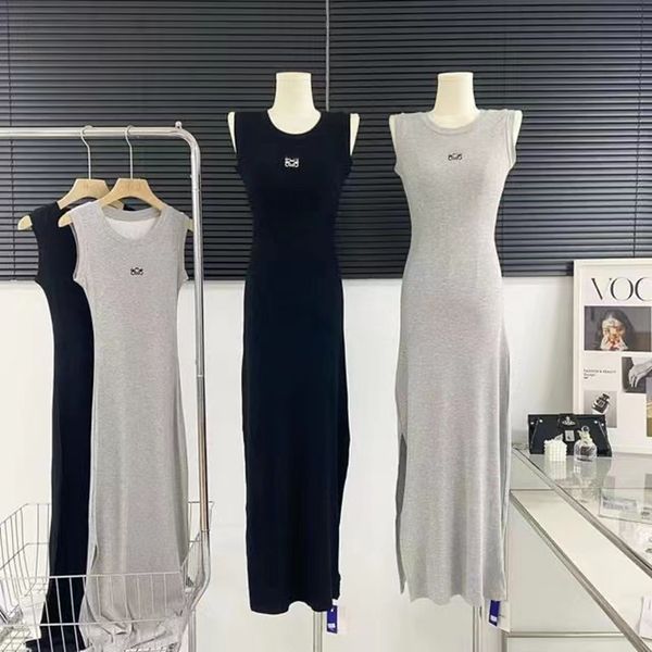 women casual dresses o neck sleeveless new luxury clothing long style female bodycon dress party beach wear, Black;gray
women casual dresses o neck sleeveless new luxury clothing long style female bodycon dress party beach wear, Black;gray