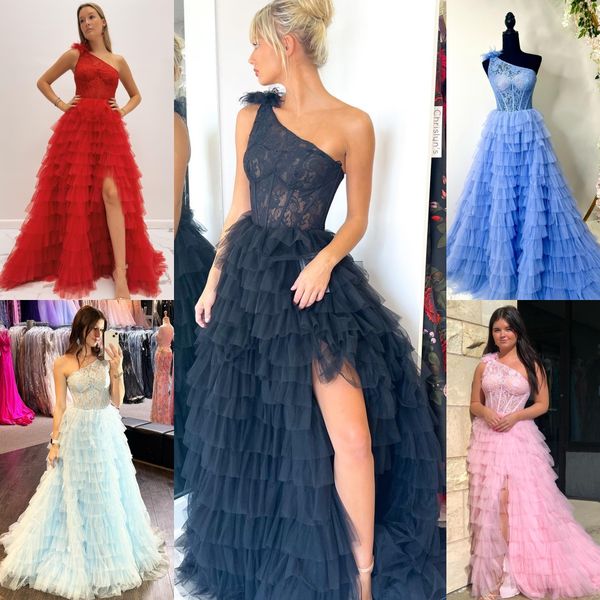 asymmetrical neck prom dress 2k23 one shoulder high slit a-line ruffle tulle lady pageant formal evening event party runway black-tie gala r, Red
asymmetrical neck prom dress 2k23 one shoulder high slit a-line ruffle tulle lady pageant formal evening event party runway black-tie gala r, Red