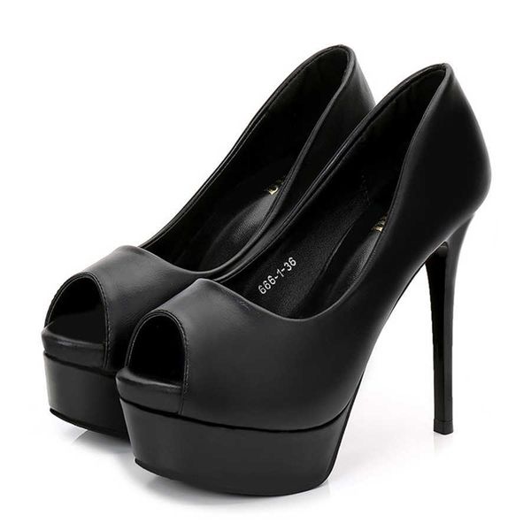 black soft leather ladies work shoes spring fall concise peep toe platform high heels dress party shallow women pumps 14cm 230424
black soft leather ladies work shoes spring fall concise peep toe platform high heels dress party shallow women pumps 14cm 230424
