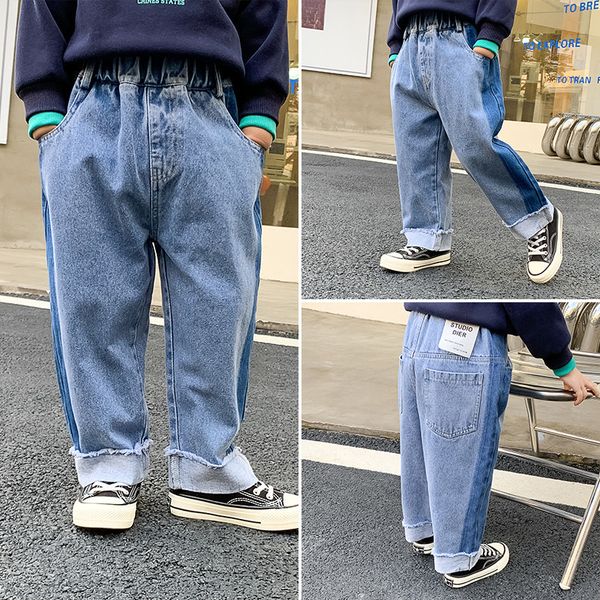 jeans boy jeans children's korean version of color-blocking trousers little boy children's loose straight-leg pants 230424, Blue
jeans boy jeans children's korean version of color-blocking trousers little boy children's loose straight-leg pants 230424, Blue