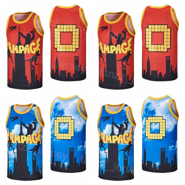 basketball 0 rampage jersey movie skyline city the rampage video game retro hiphop university for sport fans breathable pure cotton retire r, Black 
basketball 0 rampage jersey movie skyline city the rampage video game retro hiphop university for sport fans breathable pure cotton retire r, Black
