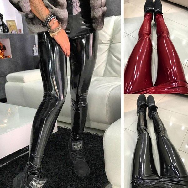 women's leggings qickitout elastic tights women's high waist pushups leather long legs jeggings 230424, Black
women's leggings qickitout elastic tights women's high waist pushups leather long legs jeggings 230424, Black