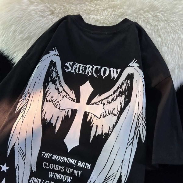 men's t-shirts european and american street fashion graphic sleeve printed men and women t shirt loose couple hip hop men z0424, White;black
men's t-shirts european and american street fashion graphic sleeve printed men and women t shirt loose couple hip hop men z0424, White;black