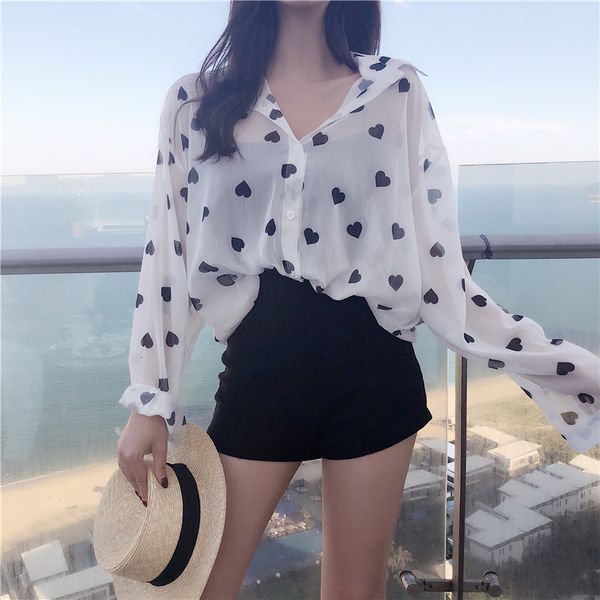 women's blouses shirts autumn fashion women shirts loose casual long blouse heart printing girls cute blouse summer chemise camisa 230, White
women's blouses shirts autumn fashion women shirts loose casual long blouse heart printing girls cute blouse summer chemise camisa 230, White