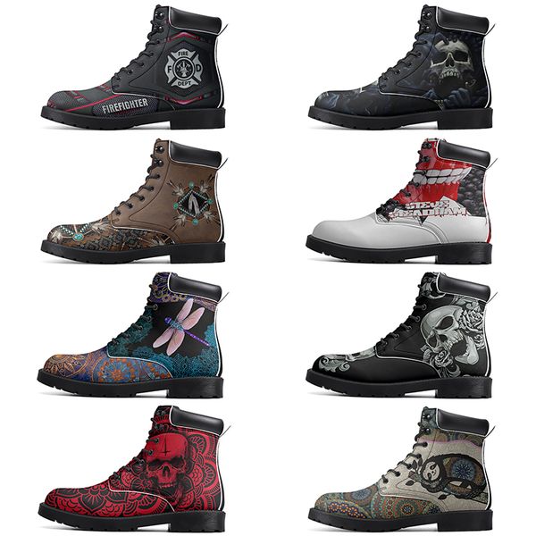 Diy Fashionable Versatile Outdoor Boots Non-slip Winter Comfortable Casual Customized Elevated Classsic Dark Sienna Boots
Diy Fashionable Versatile Outdoor Boots Non-slip Winter Comfortable Casual Customized Elevated Classsic Dark Sienna Boots