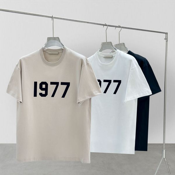 designer men's t-shirts flocking letters short sleeve casual hip-hop oversized cotton tees, White;black
designer men's t-shirts flocking letters short sleeve casual hip-hop oversized cotton tees, White;black