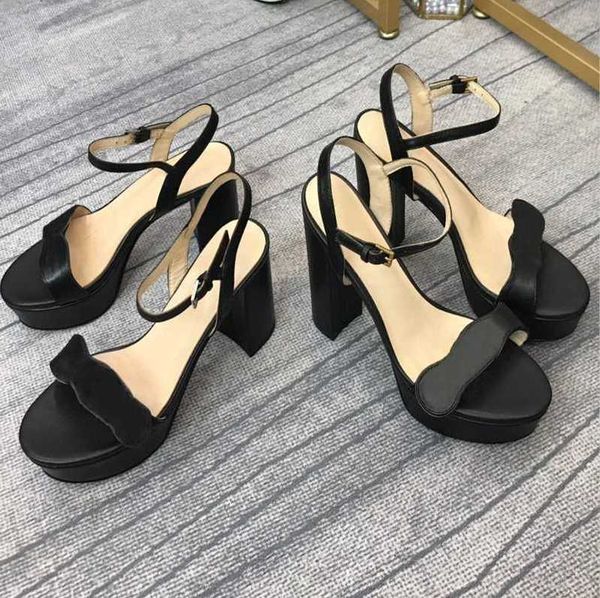 summer sandals women's thick bottom lace up high heels leather fashion women's shoes metal buckle designer red shoes women's, Black
summer sandals women's thick bottom lace up high heels leather fashion women's shoes metal buckle designer red shoes women's, Black