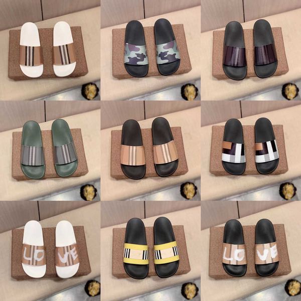 2023 designer plaid slippers men women lovers vintage classic slippers leather berry sandal lattice check stripes slides platform sandals fl, Black
2023 designer plaid slippers men women lovers vintage classic slippers leather berry sandal lattice check stripes slides platform sandals fl, Black