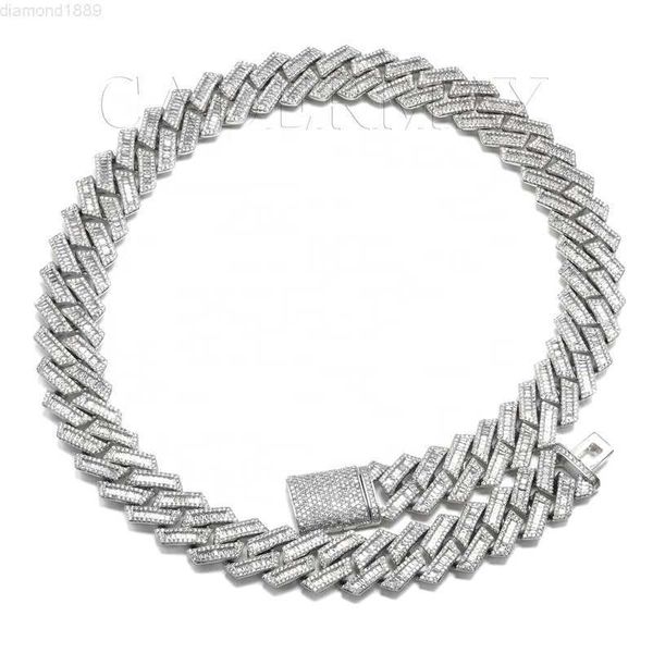 cadermay d vvs baguette 18mm silver925 moissanite cuban chain necklace hiphop iced out cuban link chain bracelet, Silver
cadermay d vvs baguette 18mm silver925 moissanite cuban chain necklace hiphop iced out cuban link chain bracelet, Silver