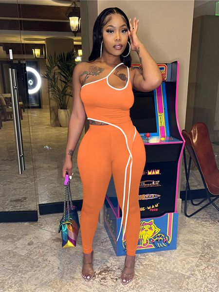 women s two piece pants hirigin women elastic hight fitness tracksuit set asymmetry sleeveless crop pencil pant streetwear suit 230424, White
women s two piece pants hirigin women elastic hight fitness tracksuit set asymmetry sleeveless crop pencil pant streetwear suit 230424, White