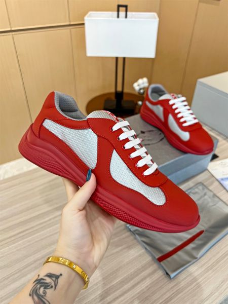 perfect lightweight americas cup sports shoes patent matte leather & nylon brand sneakers mens skateboard mesh runner casual outdoor walking, Black
perfect lightweight americas cup sports shoes patent matte leather & nylon brand sneakers mens skateboard mesh runner casual outdoor walking, Black