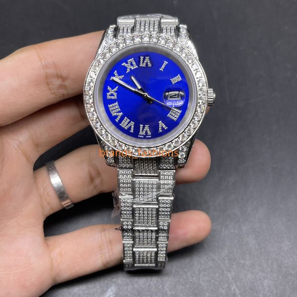men's diamond fashion watch silver stainless steel handmade diamond inlaid trendy men's boutique watch calendar automatic mechanic, Slivery;brown
men's diamond fashion watch silver stainless steel handmade diamond inlaid trendy men's boutique watch calendar automatic mechanic, Slivery;brown