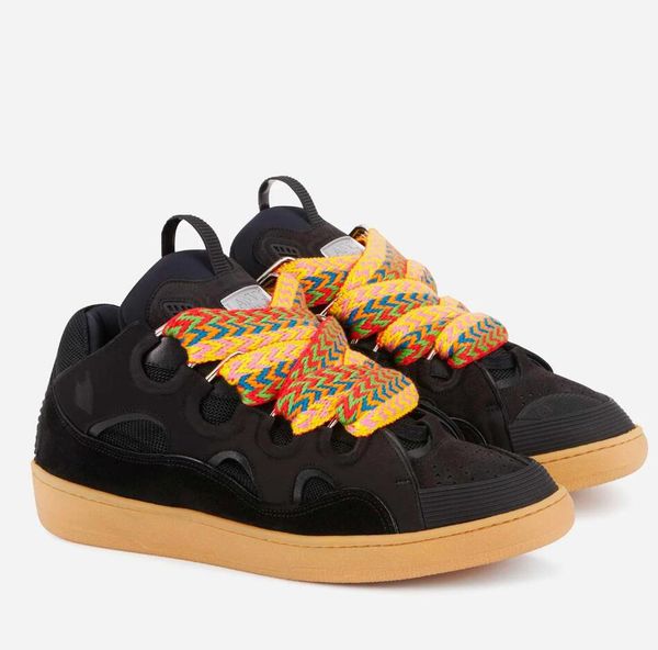 2023 brand curb sneakers shoes perforated low-paneled suede nappa calfskin runner sports mesh low chunky rubber sole trainers eu38-46, Black
2023 brand curb sneakers shoes perforated low-paneled suede nappa calfskin runner sports mesh low chunky rubber sole trainers eu38-46, Black