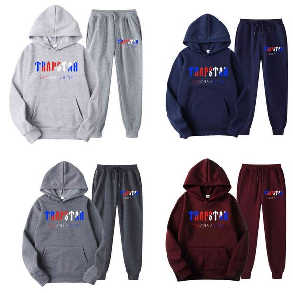 tracksuit 23 colors brand printed sportswear men's hoodies warm two pieces set loose hoodie trapstar sweatshirt pants jogging, Gray
tracksuit 23 colors brand printed sportswear men's hoodies warm two pieces set loose hoodie trapstar sweatshirt pants jogging, Gray