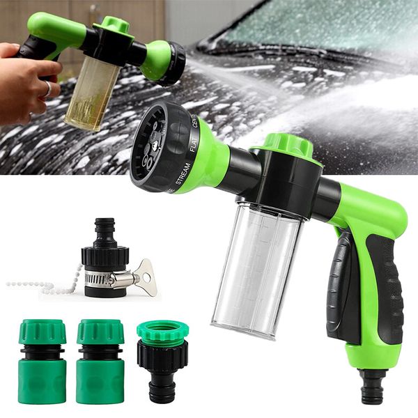 8in1 portable auto foam lance water gun high pressure 3 grade nozzle jet car washer sprayer cleaning tool automobiles wash tools
8in1 portable auto foam lance water gun high pressure 3 grade nozzle jet car washer sprayer cleaning tool automobiles wash tools