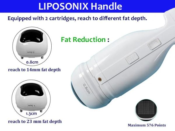 treatment heads cartridge for liposonic 0.8cm & 1.3cm body sliming fat removal machine
treatment heads cartridge for liposonic 0.8cm & 1.3cm body sliming fat removal machine