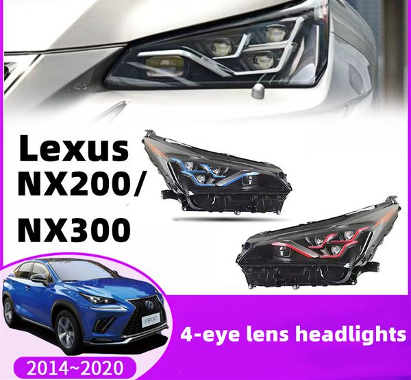 car styling led headlights for lexus nx200/nx300 2014-2020 head lamp drl dual beam lens signal lights projector
car styling led headlights for lexus nx200/nx300 2014-2020 head lamp drl dual beam lens signal lights projector