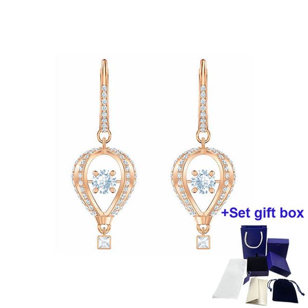 swa quality fashion charm earrings into the sky drop pink pierced earrings exquisite gift box ing, Golden
swa quality fashion charm earrings into the sky drop pink pierced earrings exquisite gift box ing, Golden