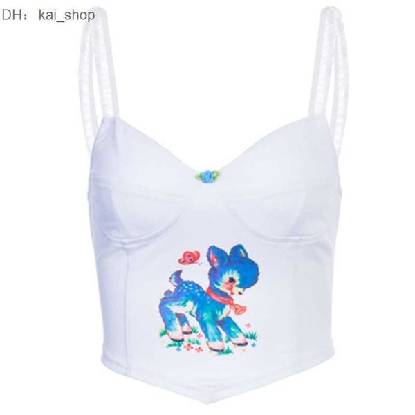 knits & tees super fire sling contrast patch cat print lace shoulder strap three-dimensional floral beach short tank 31, White
knits & tees super fire sling contrast patch cat print lace shoulder strap three-dimensional floral beach short tank 31, White