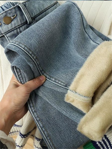 jeans winter girls jeans women soft high waist women's trousers denim loose streetwear woman pants femme pantalon mujer thick velvet, Blue
jeans winter girls jeans women soft high waist women's trousers denim loose streetwear woman pants femme pantalon mujer thick velvet, Blue