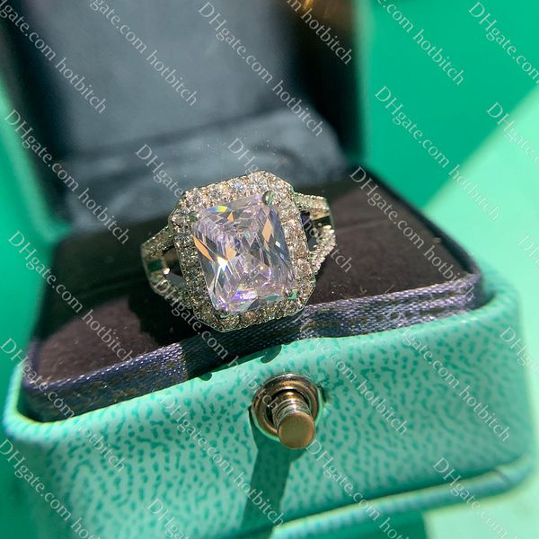 square diamond ring for women designer rings luxury wedding engagement rings moissanite ring jewelry gift with box, Silver
square diamond ring for women designer rings luxury wedding engagement rings moissanite ring jewelry gift with box, Silver