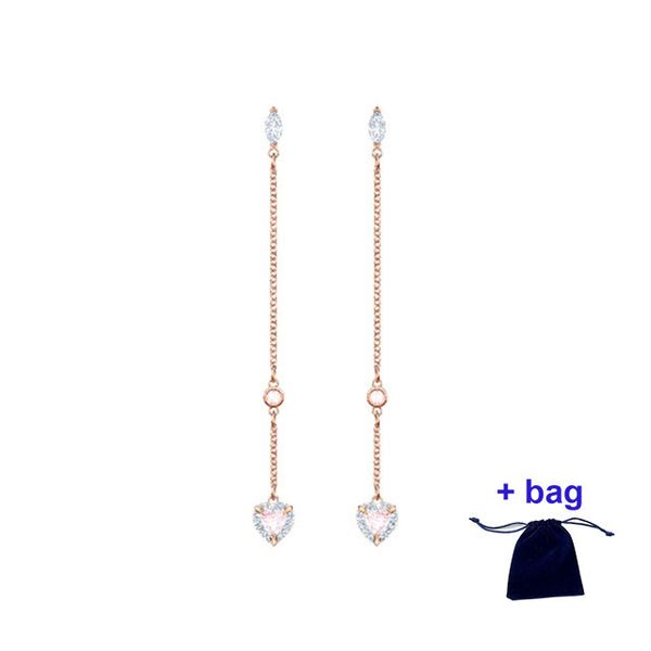 swa fashionable charm earrings strange pink romantic love earrings exquisite gift box, Golden
swa fashionable charm earrings strange pink romantic love earrings exquisite gift box, Golden