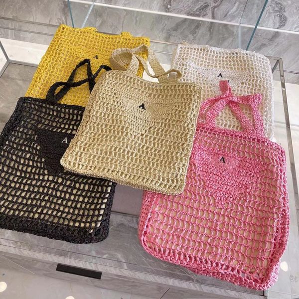 designer raffia fashion tote women's beach bag luxury handbag mesh breath bag woven shopping summer straw microfiber embroidery
designer raffia fashion tote women's beach bag luxury handbag mesh breath bag woven shopping summer straw microfiber embroidery