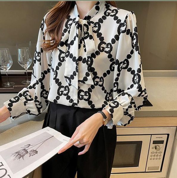 lace-up bow letter print women shirt lantern long sleeve chiffon blouse v-neck baggy french button versatile base layer loose casual, White
lace-up bow letter print women shirt lantern long sleeve chiffon blouse v-neck baggy french button versatile base layer loose casual, White