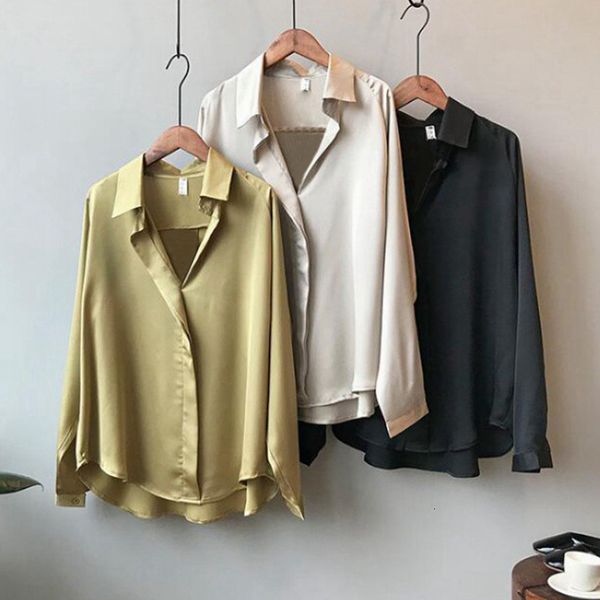 women's blouses shirts women long sleeves blouse vintage femme v neck street shirts loose korean style blouse elegant women 230424, White
women's blouses shirts women long sleeves blouse vintage femme v neck street shirts loose korean style blouse elegant women 230424, White