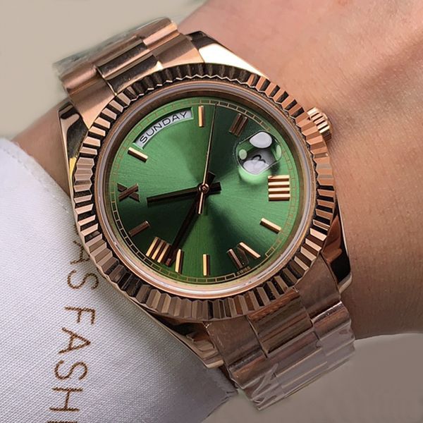 men watch automatic mechanical 41mm wristwatch stainless steel designer wristband montre de luxe casual bracelet business wristwatches, Slivery;brown
men watch automatic mechanical 41mm wristwatch stainless steel designer wristband montre de luxe casual bracelet business wristwatches, Slivery;brown