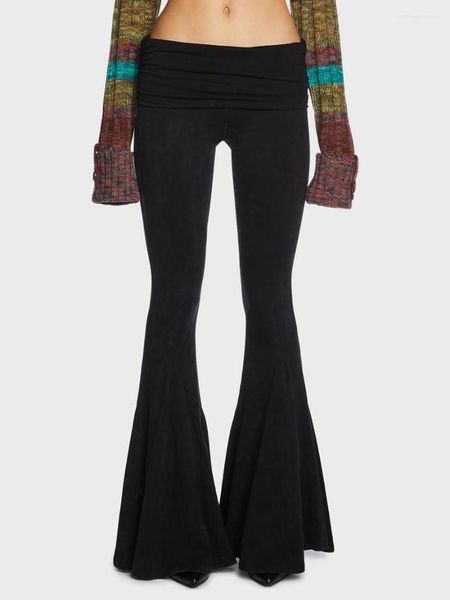 fancy woman women's pants combhasaki women's y2k vintage grunge spring autumn slim flared long solid color low waist skinny bell-b, Black;white
fancy woman women's pants combhasaki women's y2k vintage grunge spring autumn slim flared long solid color low waist skinny bell-b, Black;white