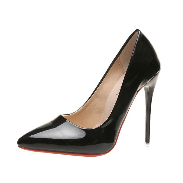super high heels women's 2023 new advanced simple work professional slim root shoes women, Black
super high heels women's 2023 new advanced simple work professional slim root shoes women, Black