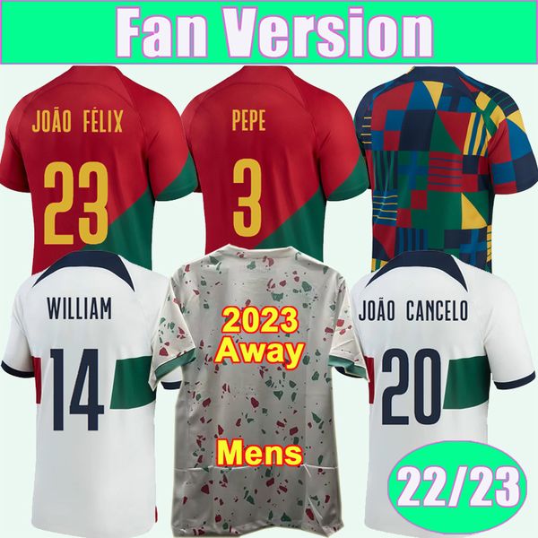 2223 joao felix pepe portugals mens soccer jerseys national team bernardo b. fernandes j. moutinho william home away football shirts uniform, Black;yellow
2223 joao felix pepe portugals mens soccer jerseys national team bernardo b. fernandes j. moutinho william home away football shirts uniform, Black;yellow