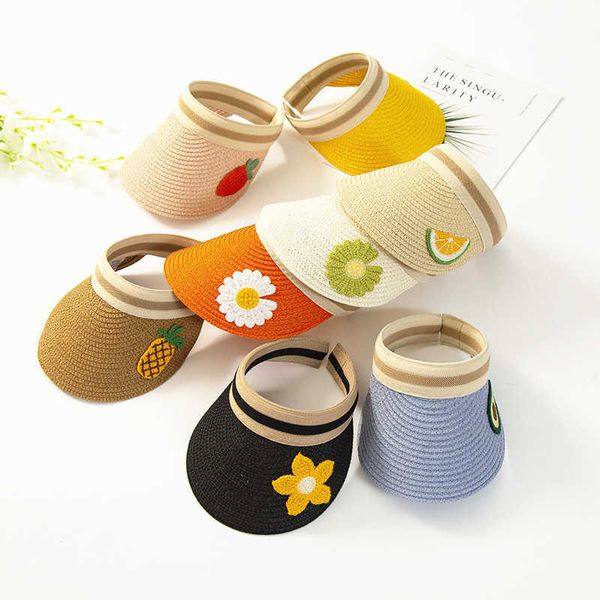 caps hats ale summer kids ladies cute fruit floral patch sun outdoor sunscreen straw hat visor cap p230424, Yellow
caps hats ale summer kids ladies cute fruit floral patch sun outdoor sunscreen straw hat visor cap p230424, Yellow