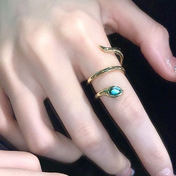 unique engagement ring couple rings gold snake ring female viper niche design superimposed cool personality zircon rings match rings promise, Silver
unique engagement ring couple rings gold snake ring female viper niche design superimposed cool personality zircon rings match rings promise, Silver