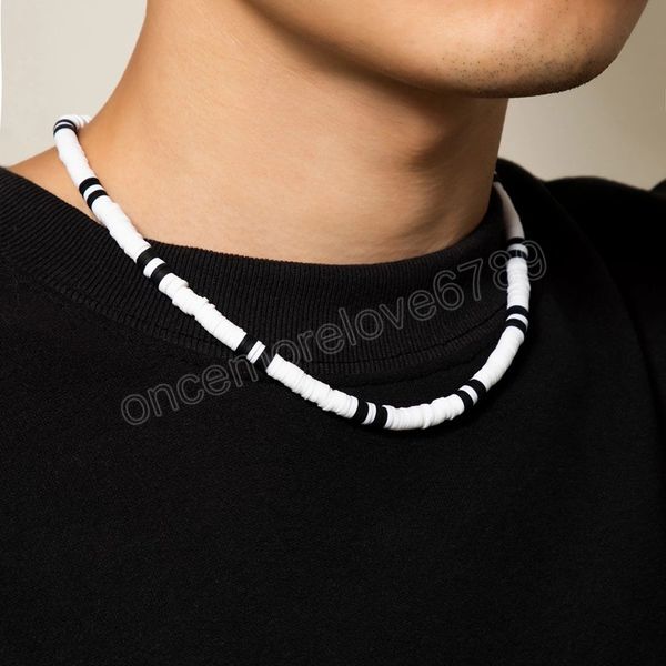 soft ceramic polymer clay necklaces white/black short choker necklace for men/women girl fashion neck collar jewelry gift, Golden;silver
soft ceramic polymer clay necklaces white/black short choker necklace for men/women girl fashion neck collar jewelry gift, Golden;silver
