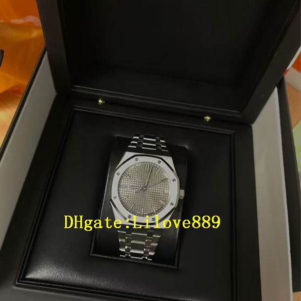 men watch automatic mechanical watch men watches 15400 41mm steel strap waterproof sapphire glass co 4302 movement wristwatch, Slivery;brown
men watch automatic mechanical watch men watches 15400 41mm steel strap waterproof sapphire glass co 4302 movement wristwatch, Slivery;brown
