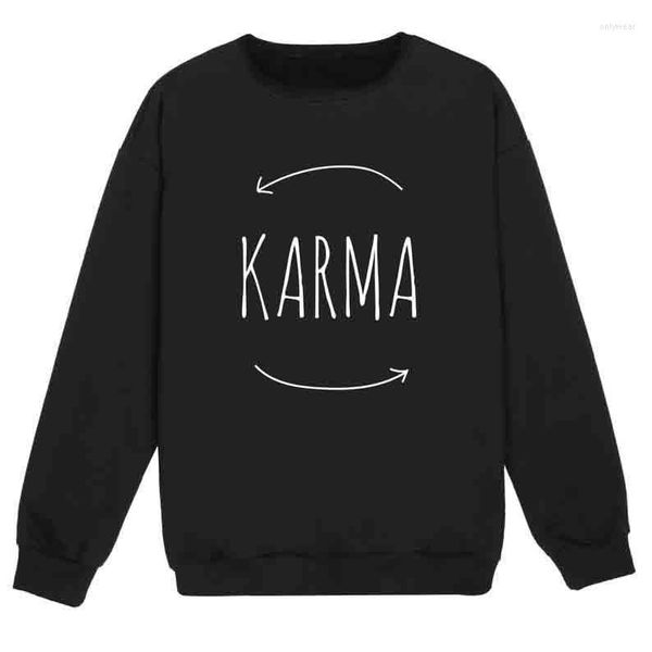 Women' Hoodies Sugarbaby Arrival Karma Sweatshirt Tumblr Hipster Swag Grunge Kale Goth Punk Jumper Long Sleeved Fashion, Grey
Women' Hoodies Sugarbaby Arrival Karma Sweatshirt Tumblr Hipster Swag Grunge Kale Goth Punk Jumper Long Sleeved Fashion, Grey
