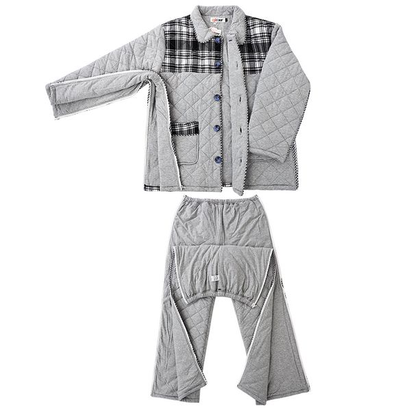 winter patient gown thick cotton-padded coat jacket trousers for fracture rehabilitation nurse home care and hospital pajamas
winter patient gown thick cotton-padded coat jacket trousers for fracture rehabilitation nurse home care and hospital pajamas