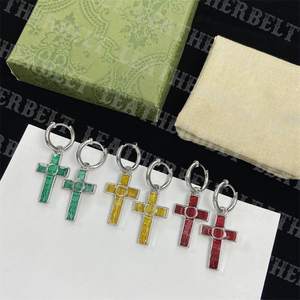 womens cross stud classic stainless steel earring pendants designer letter color earrings jewelry, Golden;silver
womens cross stud classic stainless steel earring pendants designer letter color earrings jewelry, Golden;silver