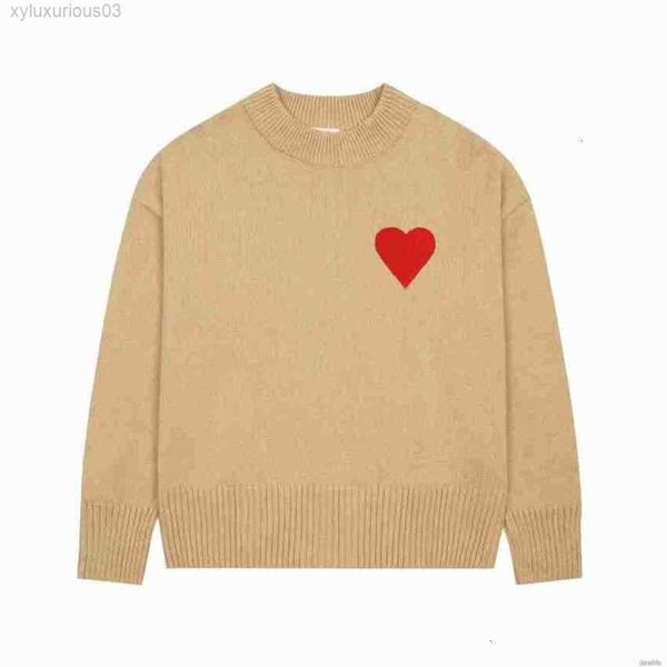 amis paris fashion mens designer amies knitted sweater embroidered red heart solid color big love round neck sweaters for men and women 9148, Black
amis paris fashion mens designer amies knitted sweater embroidered red heart solid color big love round neck sweaters for men and women 9148, Black